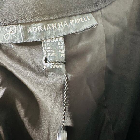 Adrianna Papell Black Streych Crepe Mermaid Skirt size 10 NWT - Picture 5 of 10